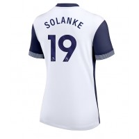 Camiseta Tottenham Hotspur Dominic Solanke #19 Primera Equipación Replica 2024-25 para mujer mangas cortas